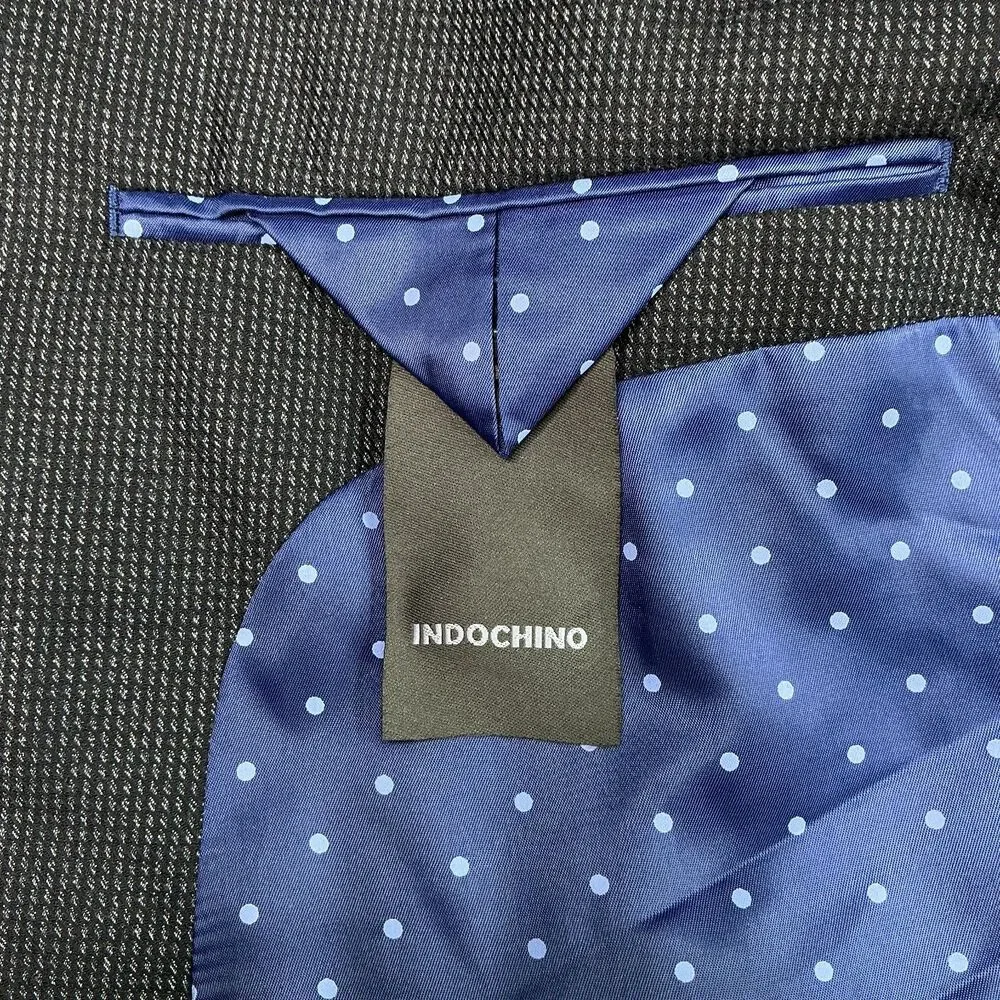 Indochino Blazer 52R Black Speckled Wool Silk Sport Coat Old Money Luxe Jacket